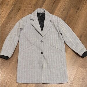 Coalition LA Women's Gray Herringbone Coat